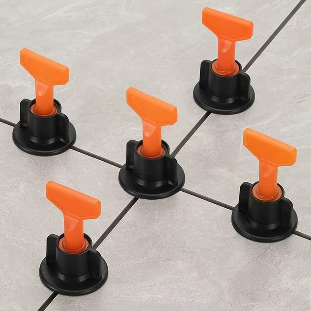 126PCS Tile Leveling System Clips Floor Spacers Reusable Ceramic Gap Tools Kit