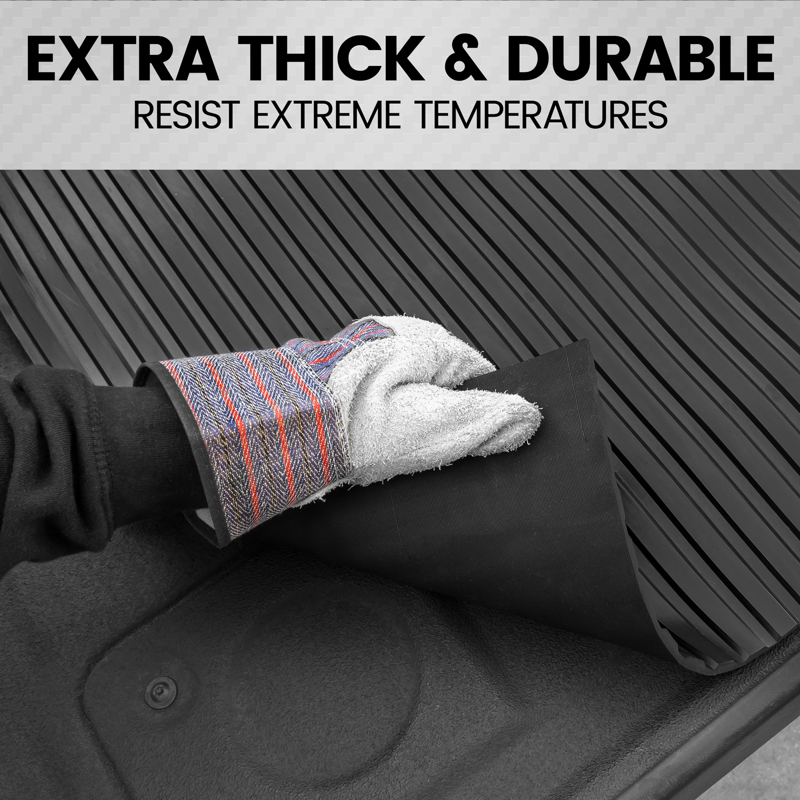 Garage / Shop Floor Mat Protector Extra Thick Rubber Padding for Auto Repair