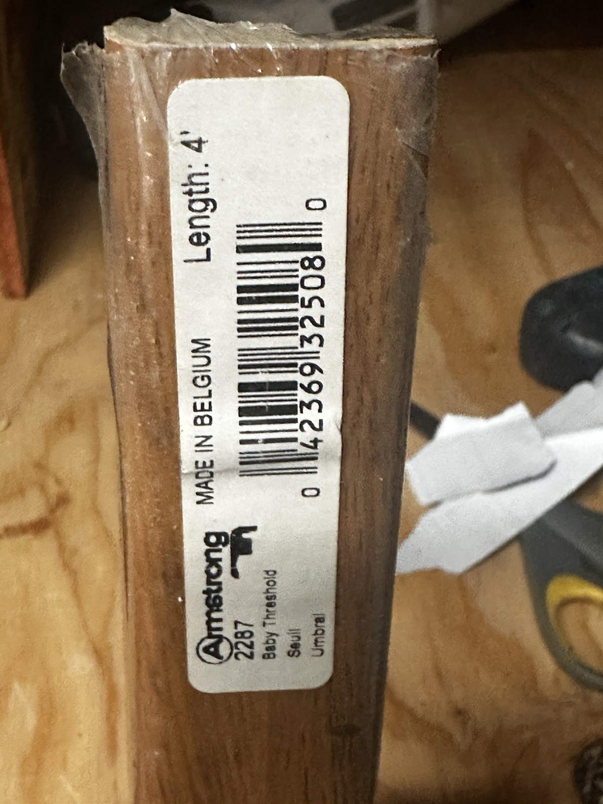 Armstrong Flooring 3/8 T x 1-3/4 in W by 48 in. L Baby Threshold Molding Kit