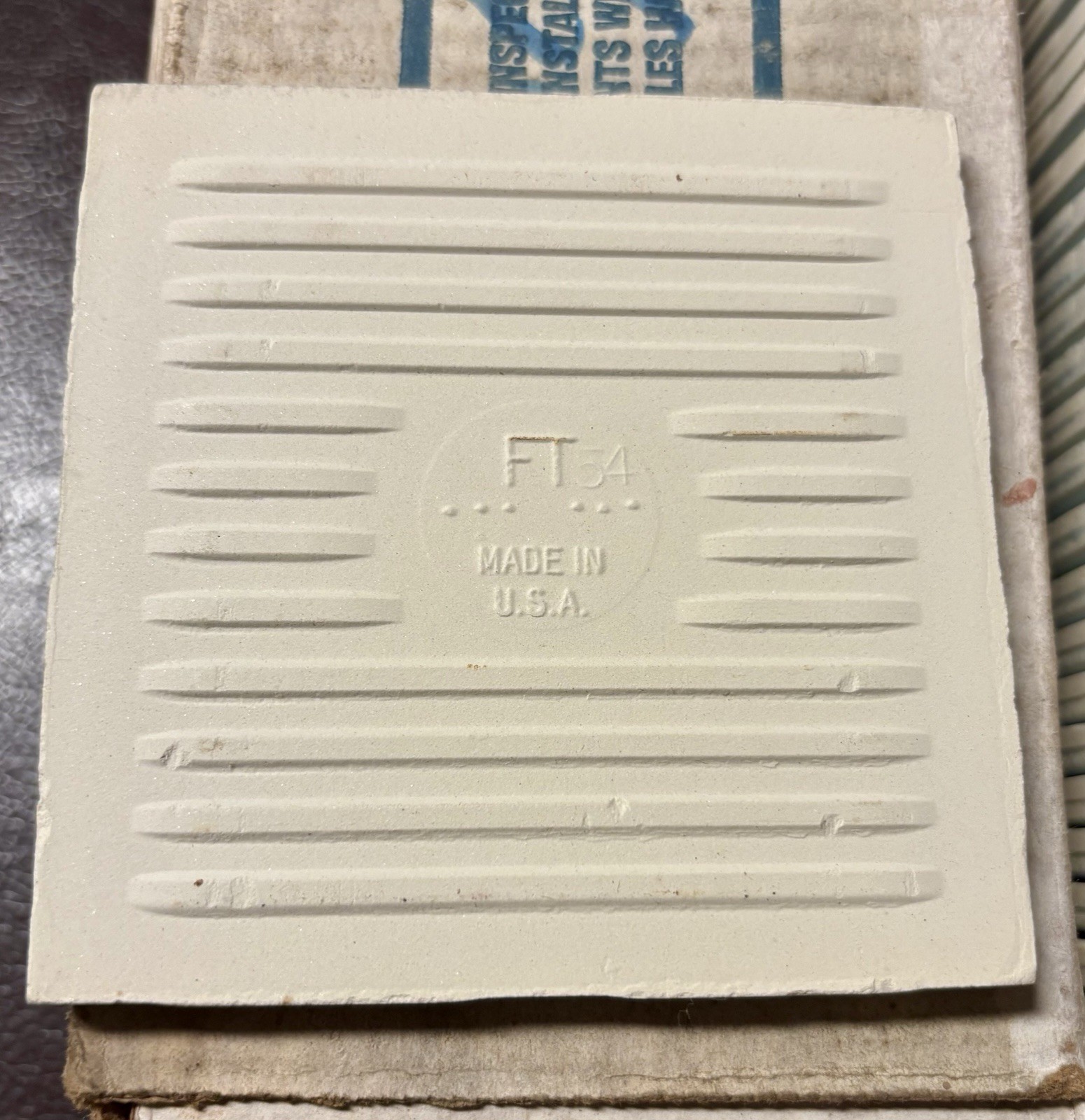 Florida Tile Color 61 Sky Blue Size 4 3/8 New Old Stock!Retired RARE 1970s Retro