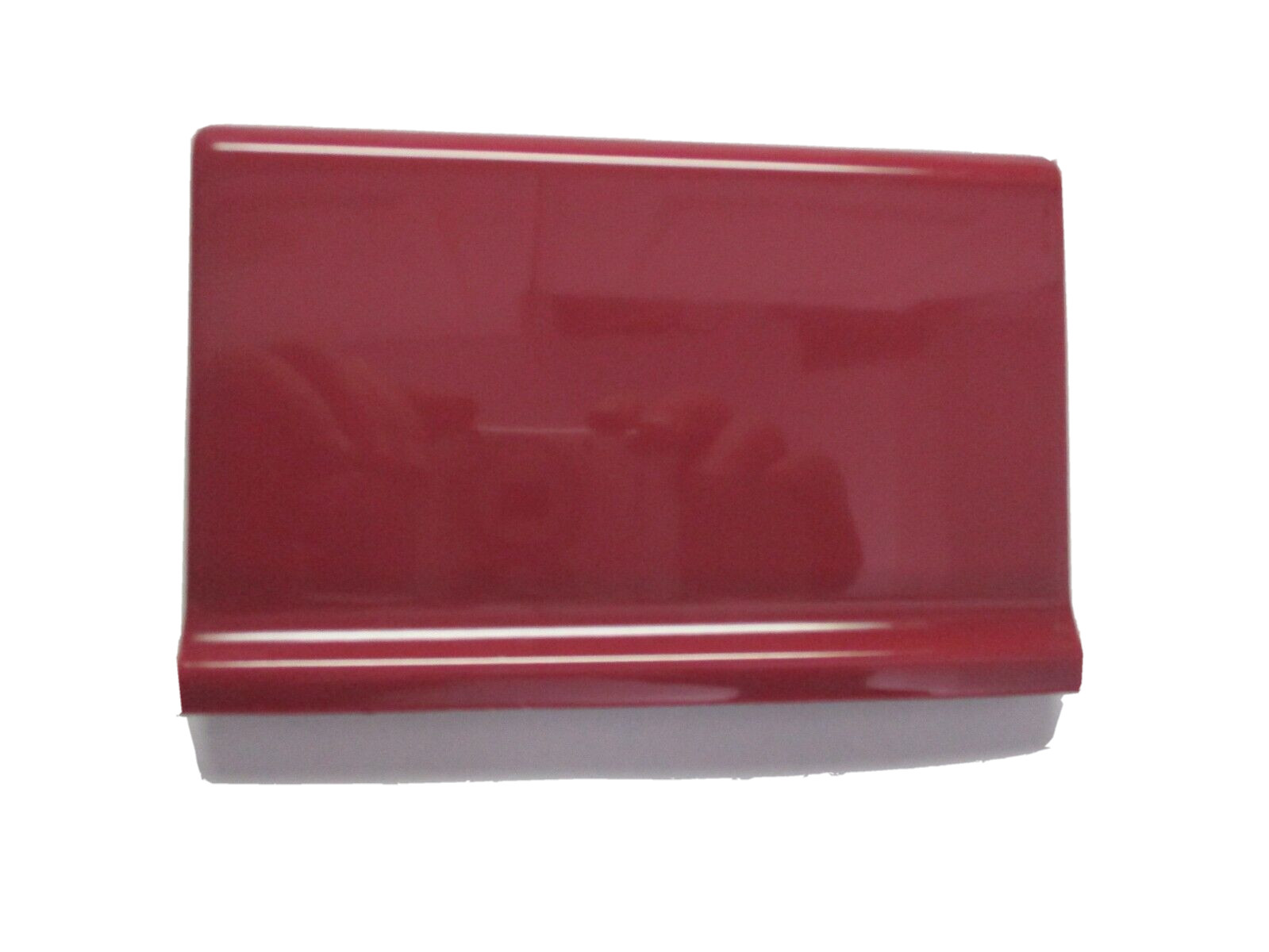 1 Bullnose Cove Base Tile Mannington USA 6″ Plum Red Light Bordeaux Ceramic 1970