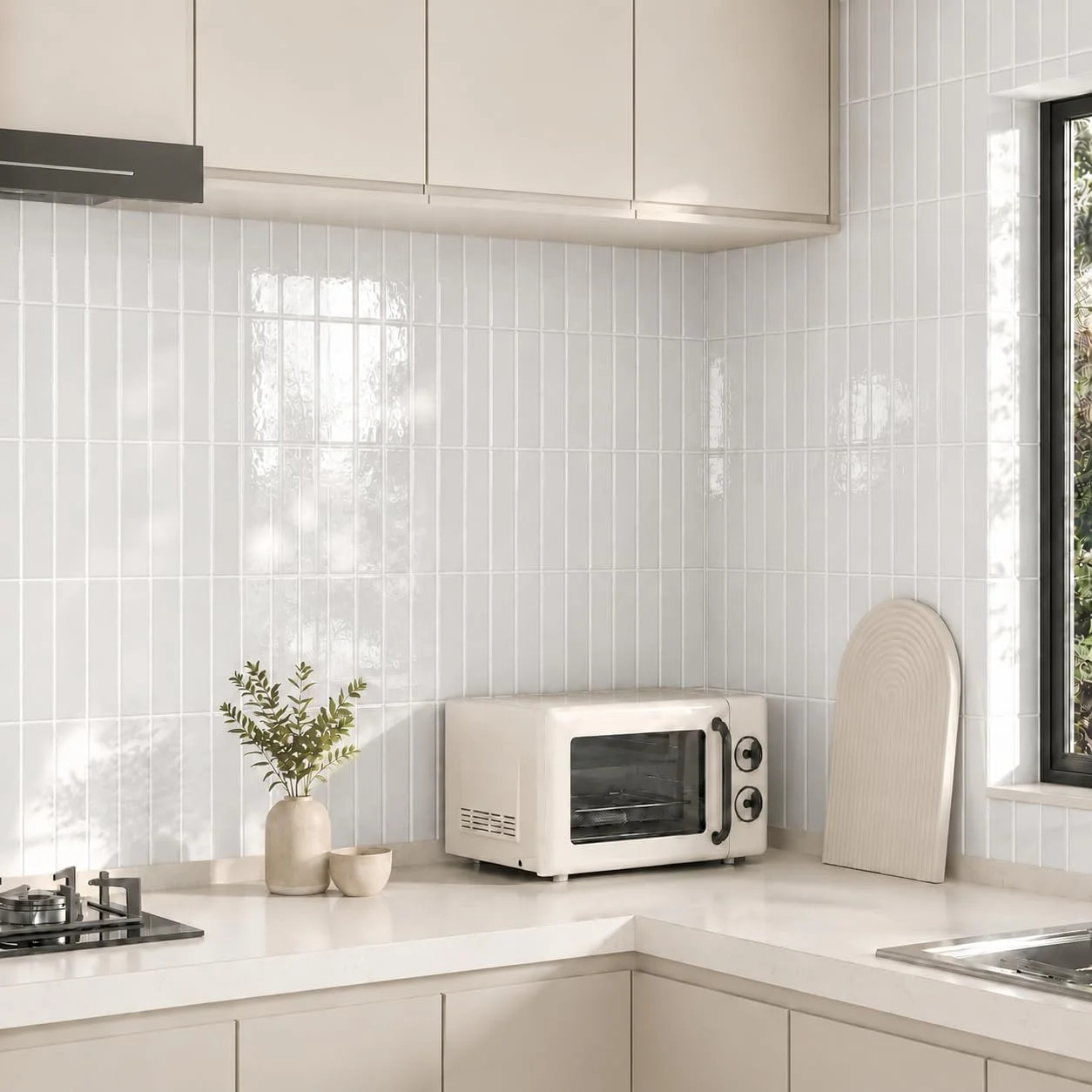 Peel and Stick Backsplash Tiles – Easy DIY Self-Adhesive Subway Wall Tiles, 10 P