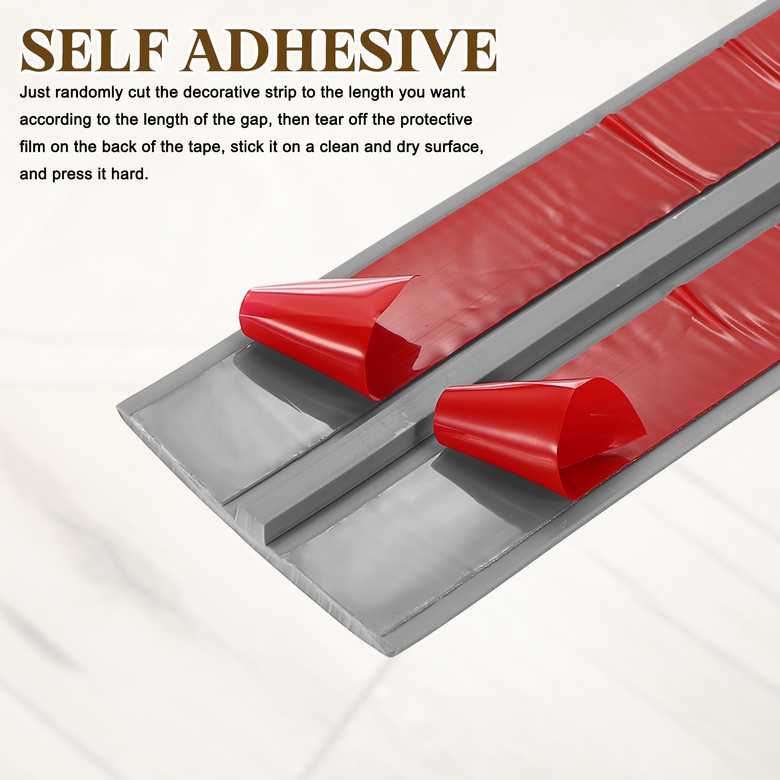 T-Molding Transition Strips 3.28 Ftx1.97″ Vinyl Flooring Edging Trim Gray
