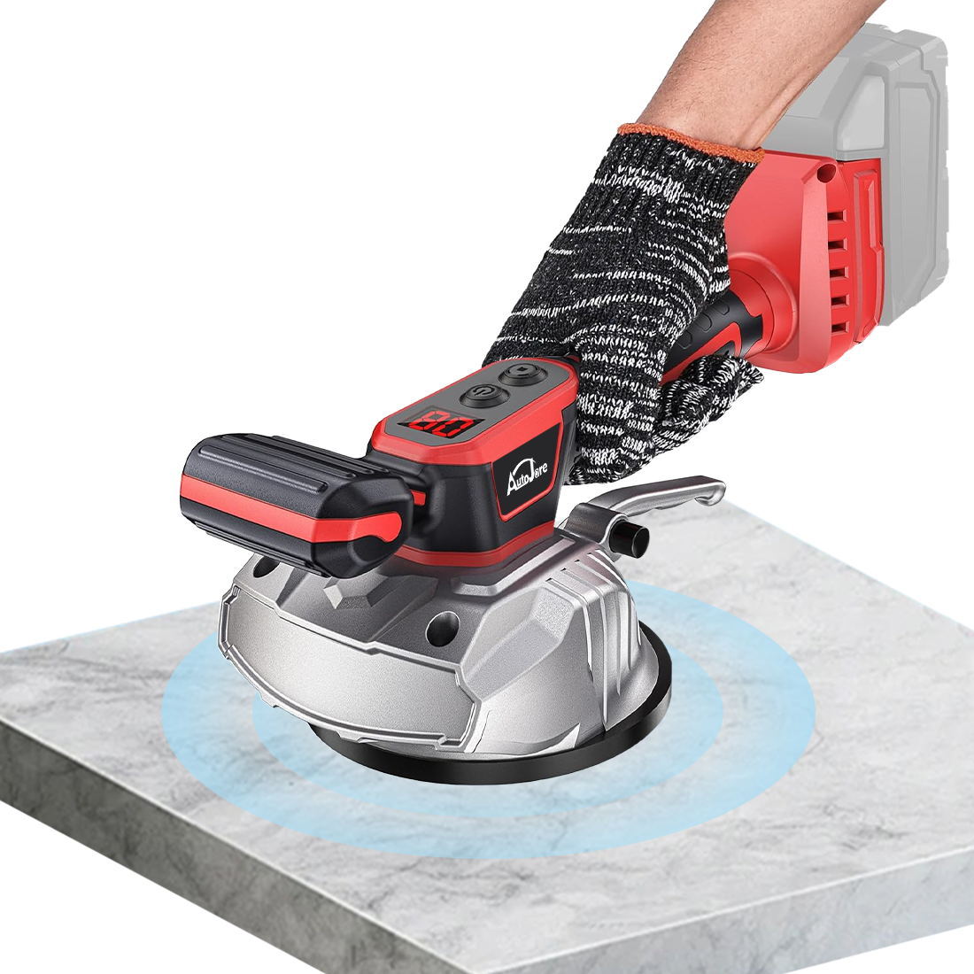Tile Vibration Leveling Machine for Milwaukee 18V Battery , 5 Adjustable Speed