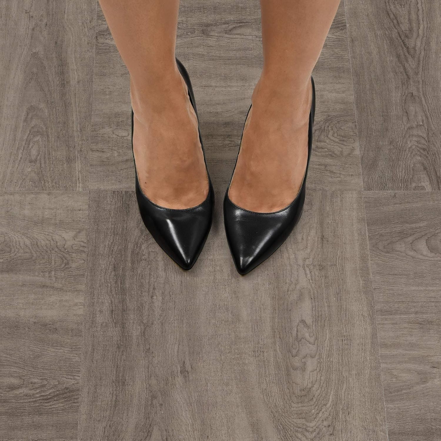 Elegant Neutral Peel & Stick Floor Tiles – Water Resistant & Easy to Install