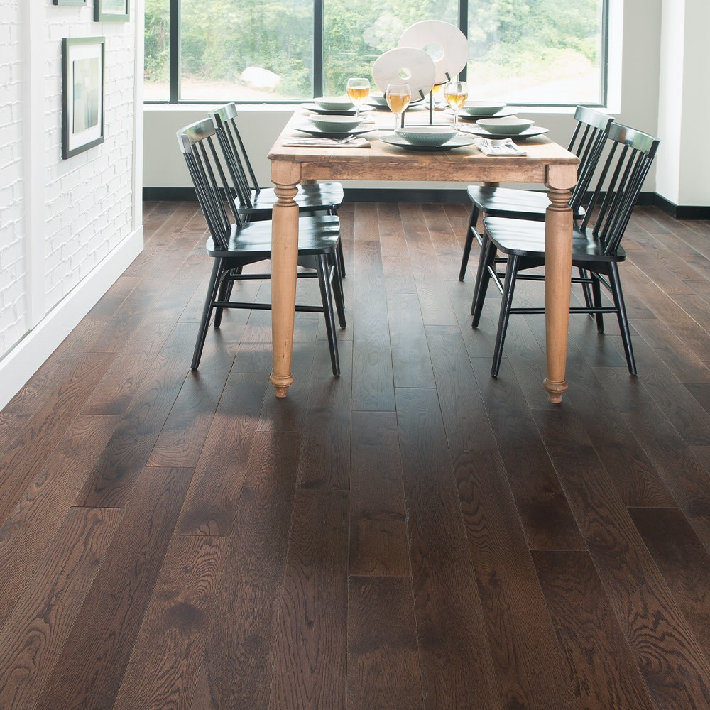 Mullican 210-WS-WO-5-D Wexford Solid 5″W Wire Brushed Solid White – Brown