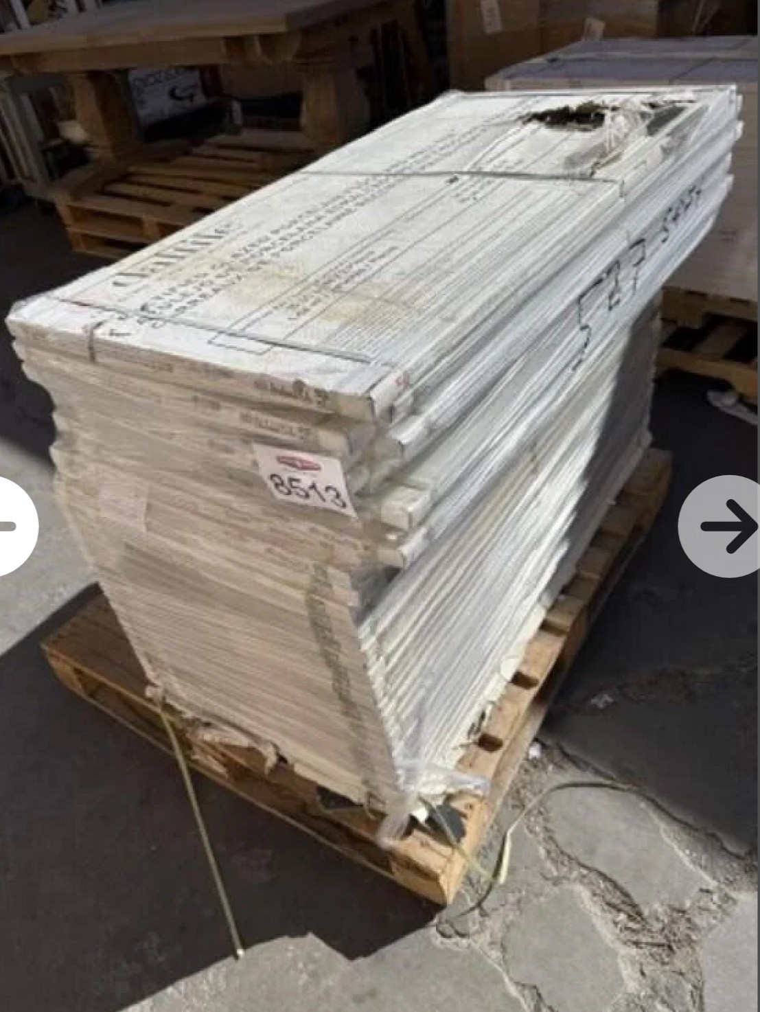 Daltile Santa Loma Nightfall 24 in. x 48 in. Polished Porcelain Stone Look Floor