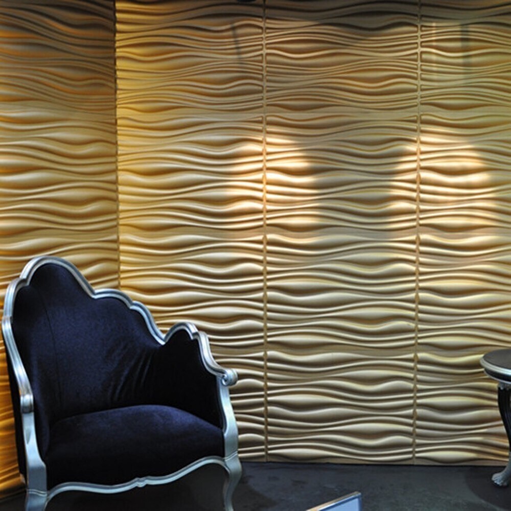 Brand New 3D Embossed Hardboard Wall Panel Branches – 32 Square Feet – Off White