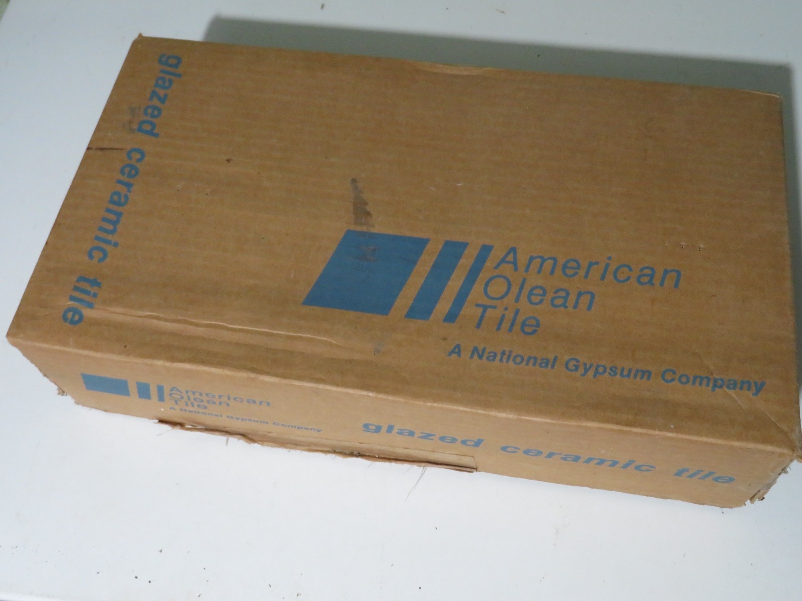 4 pcs American Olean Vintage New Crystalline Cobalt Square Ceramic Tile 4.25″