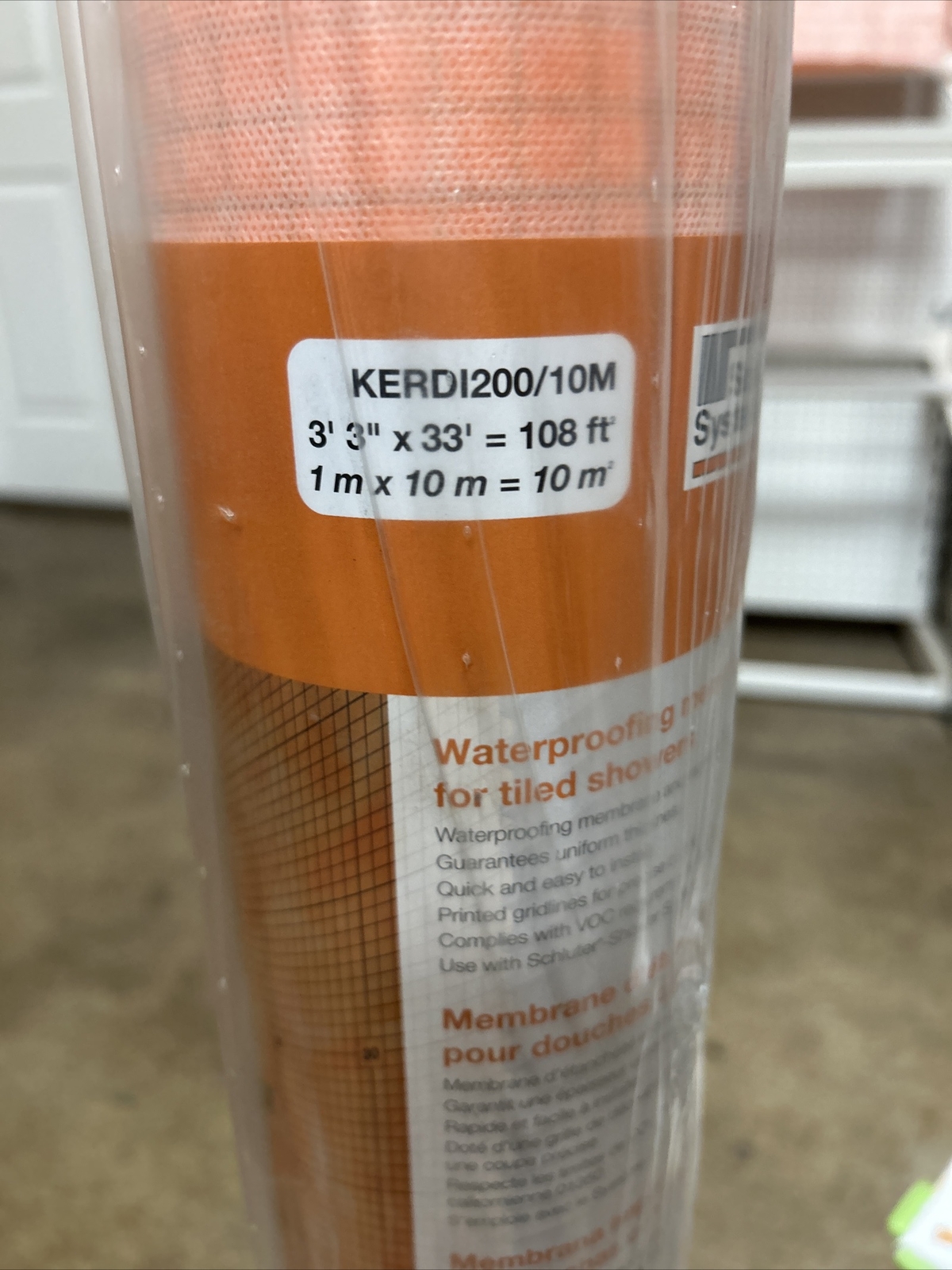Schluter 108 Sq Ft Waterproofing Membrane