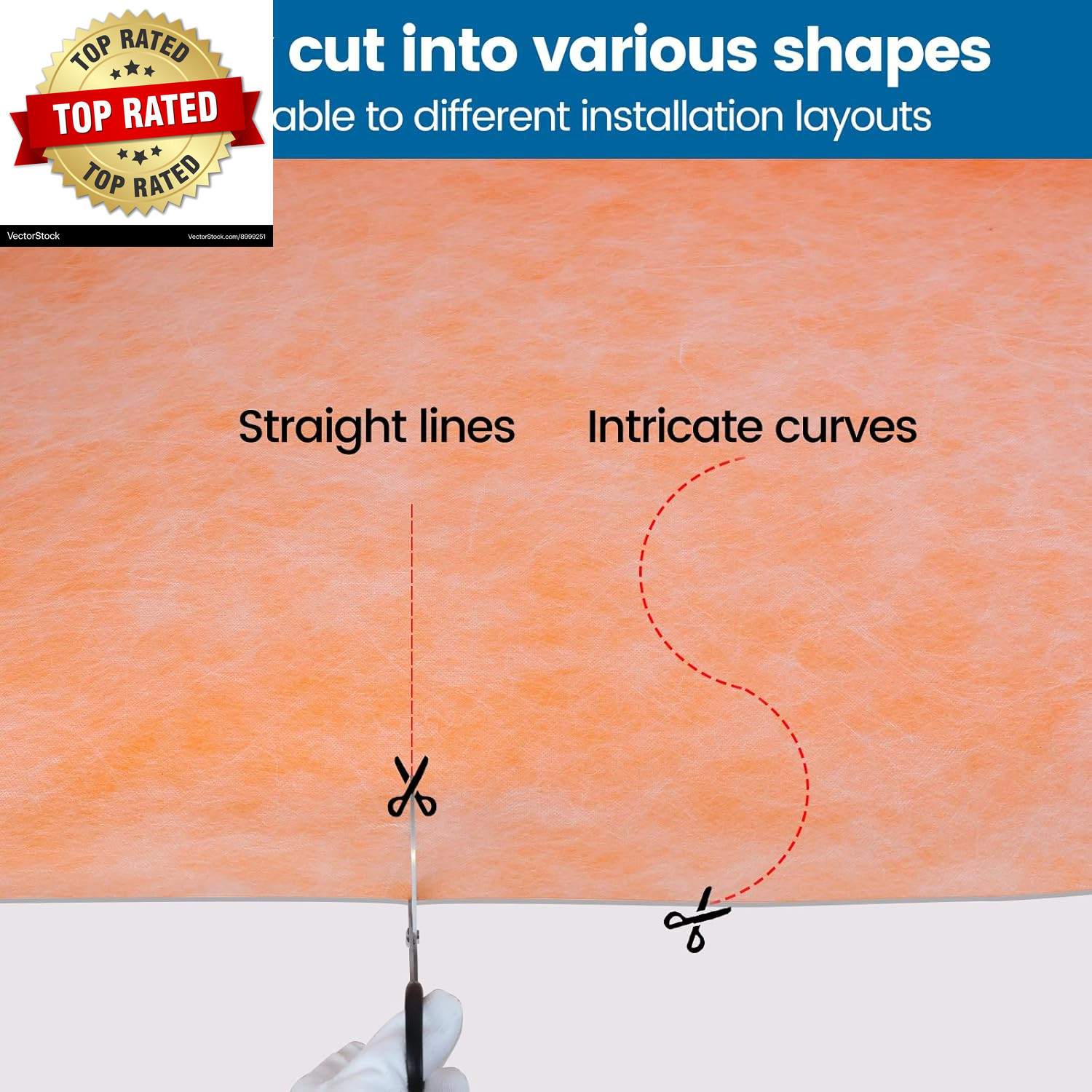 Waterproofing Membrane for Shower 3.8X33Feet (125 Sq Ft) 23.6 Mil Thick Uncoupli