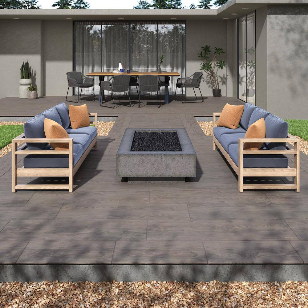Caldera Coala 2 Cm. X 16 In. X 47 In. Matte Porcelain Wood Look Paver Tile (10.4
