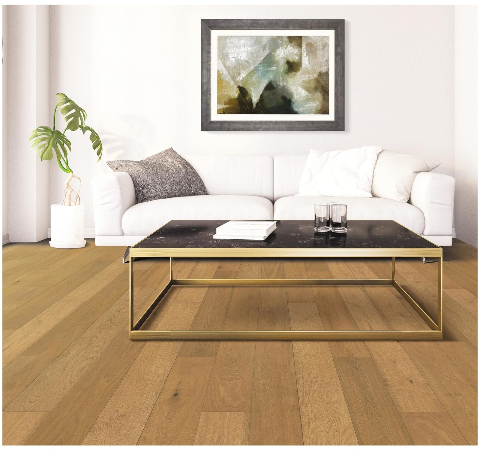 Mohawk Industries LFW09 Mohawk Elite 8″W Wire Brushed Engineered – Striped Oak