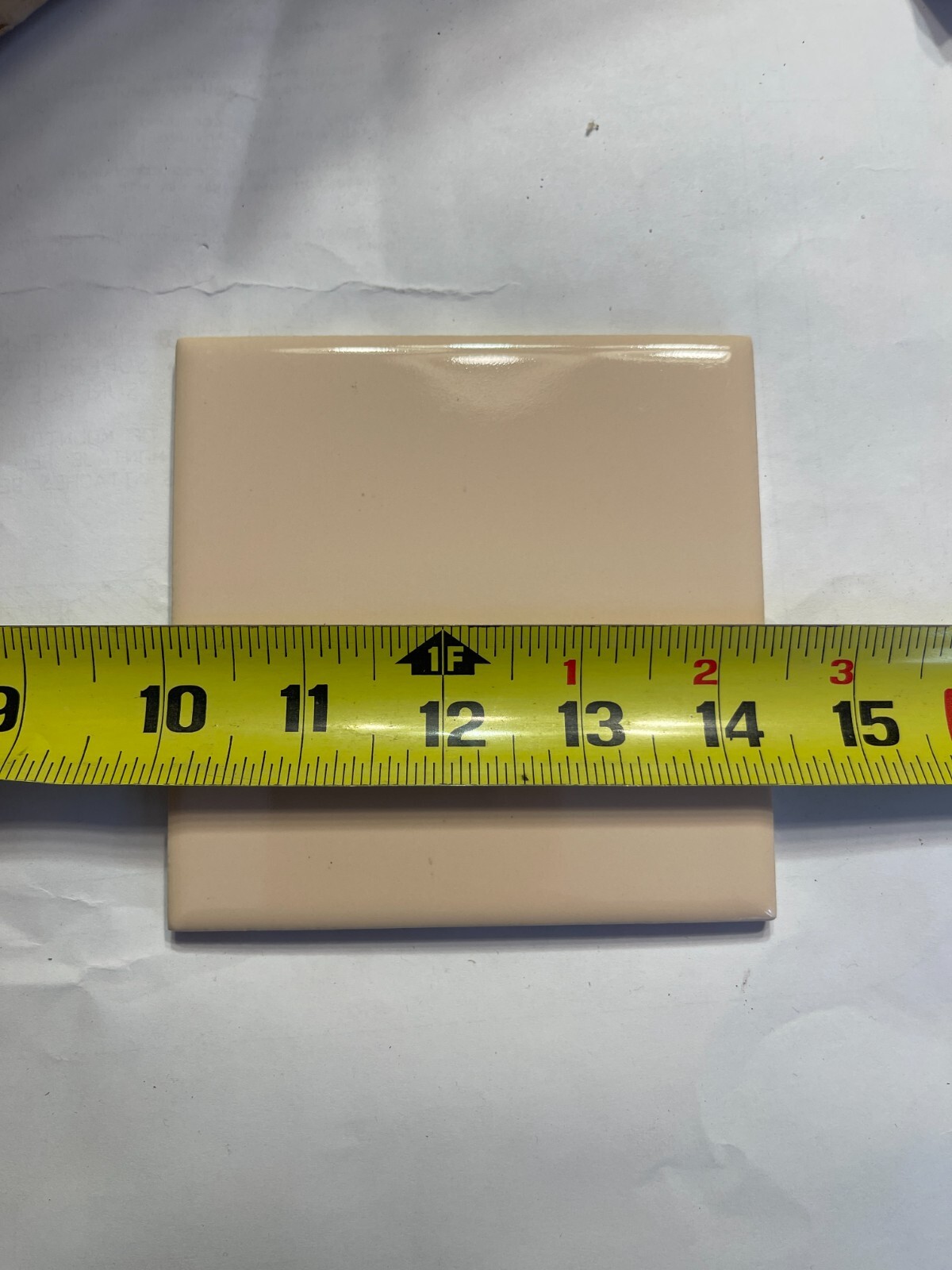 Vintage Florida Tile | Square | 4 3/8″ x 4 3/8″ | Buff | NOS – New Old Stock