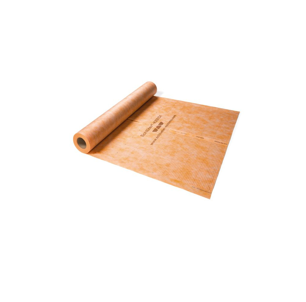 Schluter waterproofing membrane 3′ 3″ X 23′ = 75 SQFT