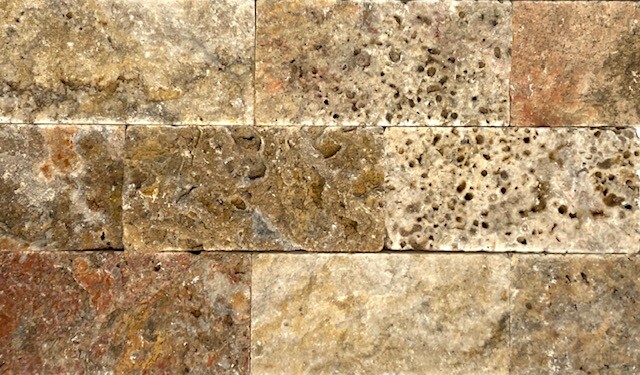 Antique Onyx 2×4 Splitface Travertine Tile Decor Wall Backsplash (Sold by piece)