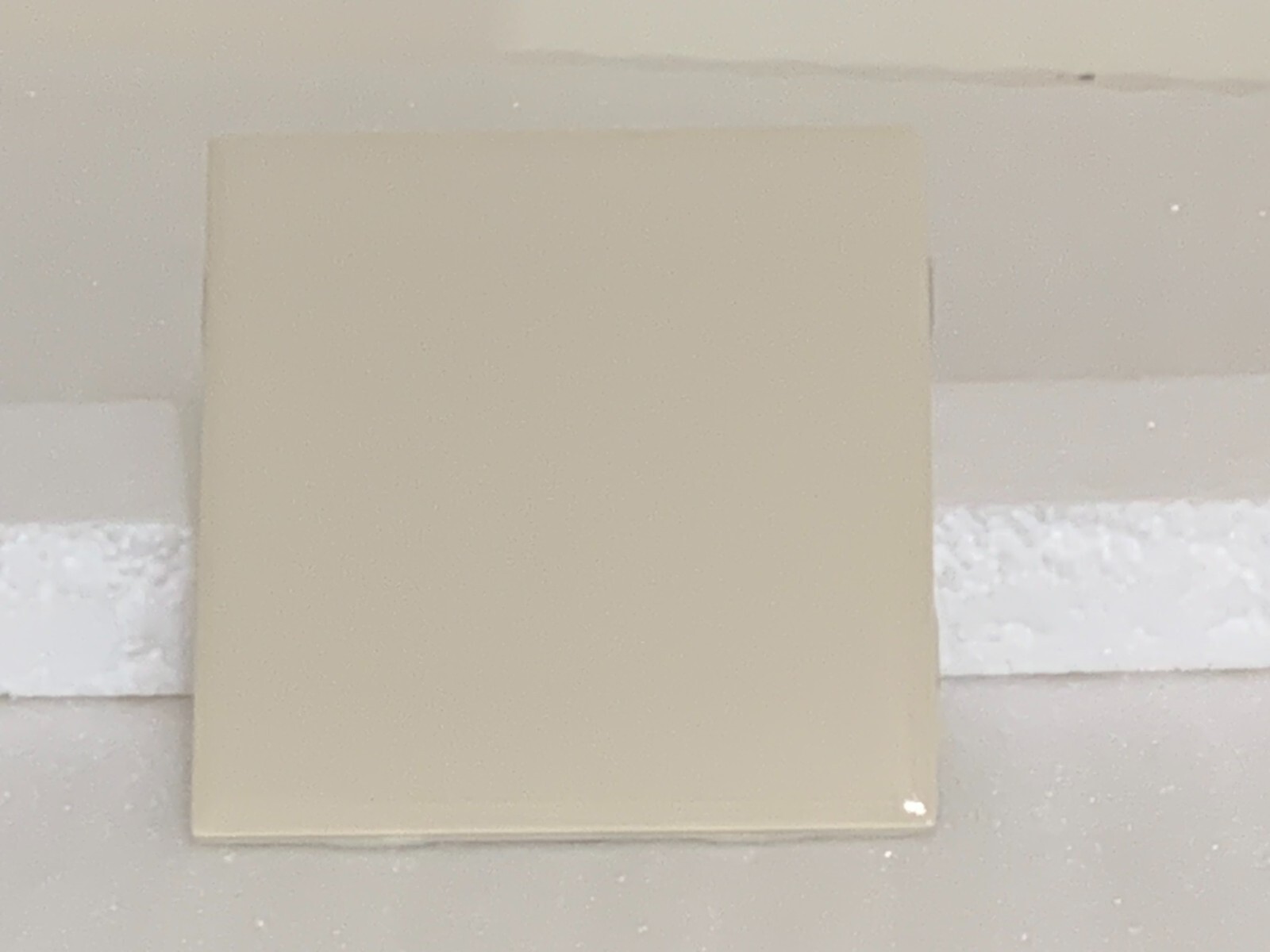 Vintage New Daltile Ceramic 4 1/4″ x 4 1/4″ Almond #K165 Gloss *10 pcs*