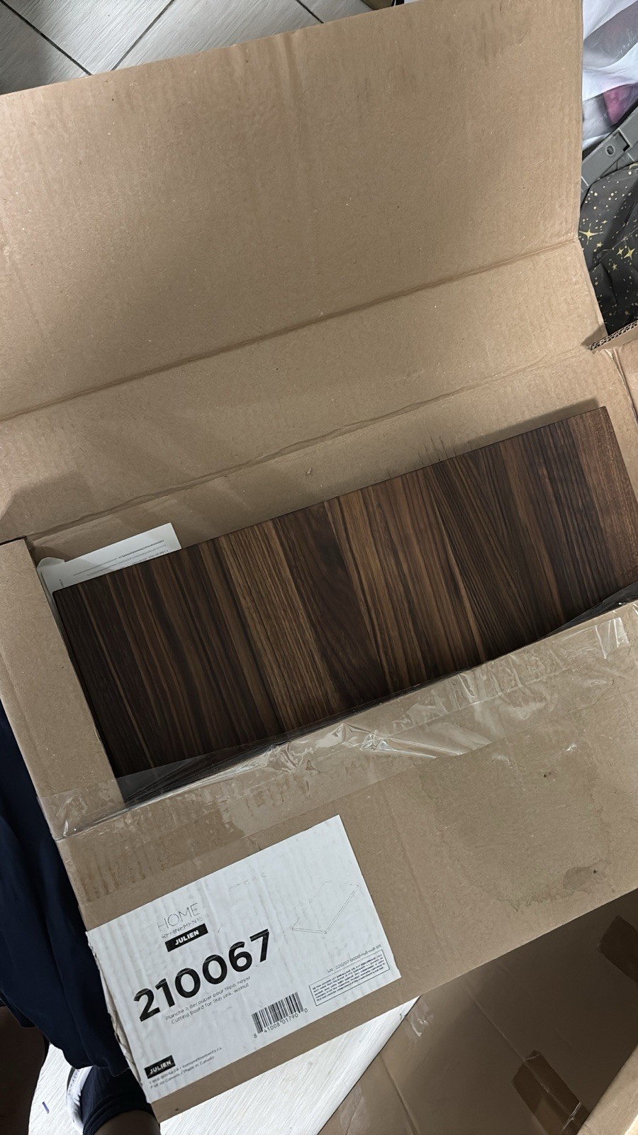 Julien 210067 Walnut Plank 18×18 Matte Brown Beveled Moisture Resistant