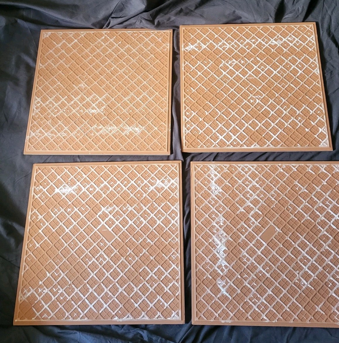 Laufen Cream Ceramic Tile 16X16 Lot Of 4