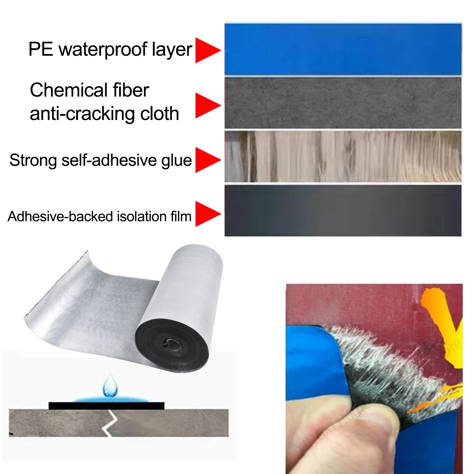 Heat Insulation Thermal Insulation Aging Resistance Tiled Rooms Various Walls