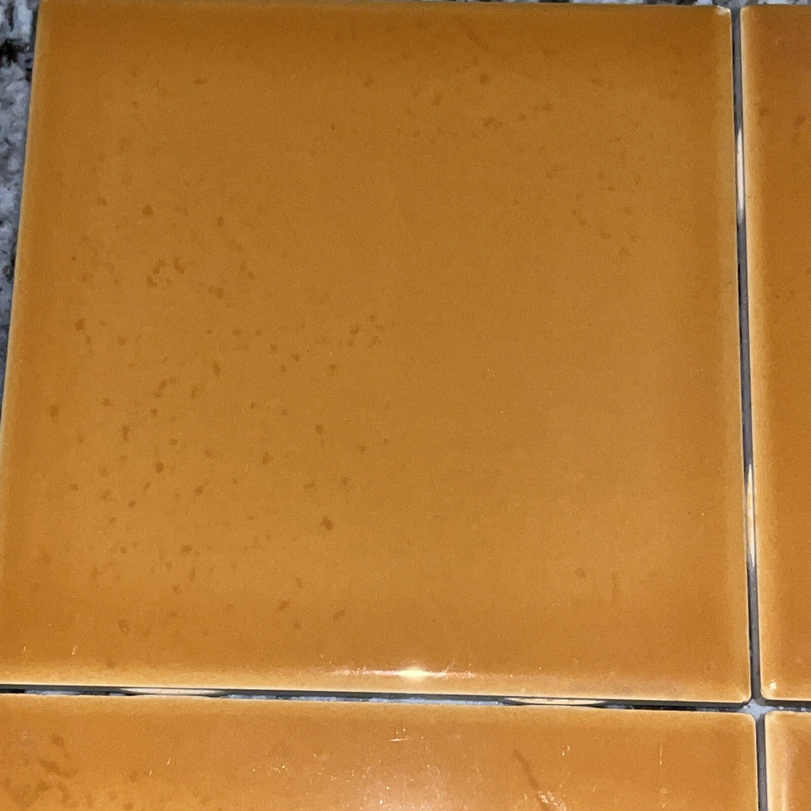 6 pcs. Mustard Seed KK04 Ceramic Tiles Daltile 4-1/4″ New Free Shipping USA