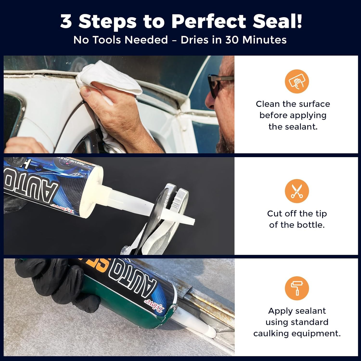 Seam Sealer Automotive-Professional Grade High Strength Waterproof Adhesive f…