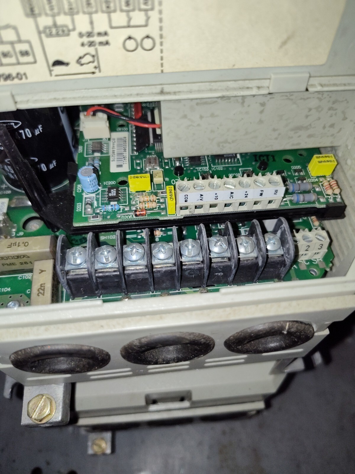 ATV16U18M2 TELEMECANIQUE VFD SQUARE D REMOVED WORKING SVC ELECTRONICS NO4