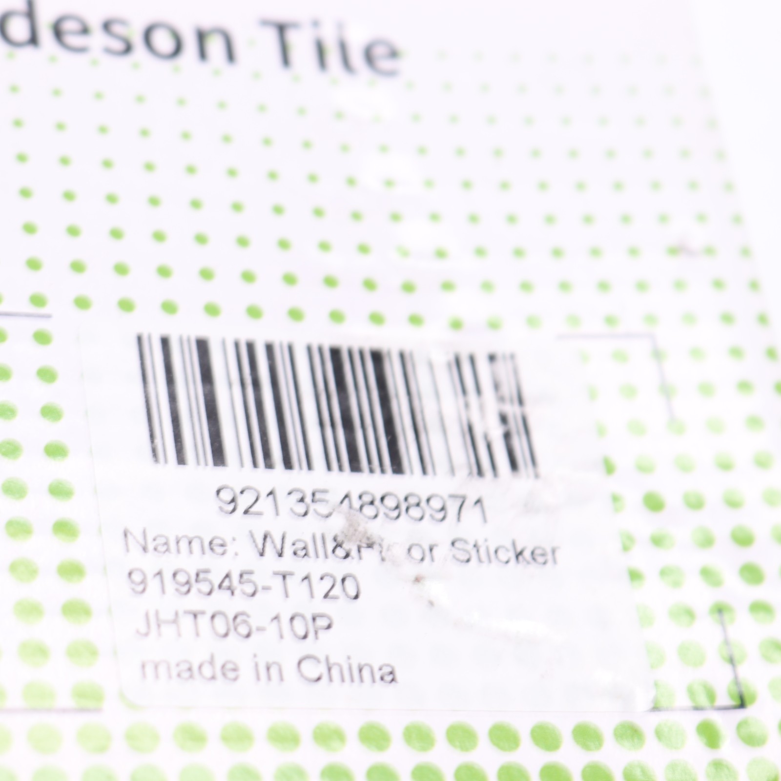 (10-Pk) Jeedeson Peel and Stick Tile Stickers Self Adhesive Backsplash Tile