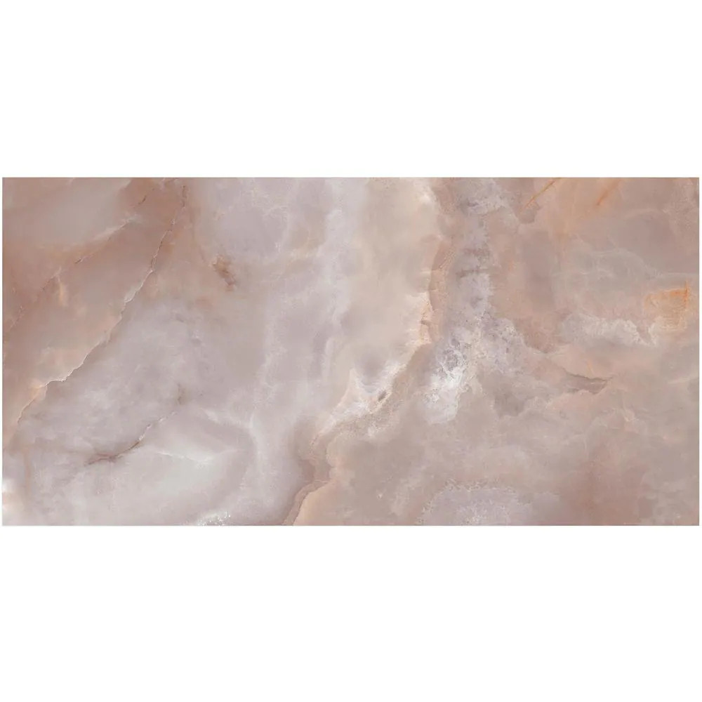 Jume Onyx Coral 23.62 In. X 47.24 In. Polished Porcelain Floor and Wall Tile (15