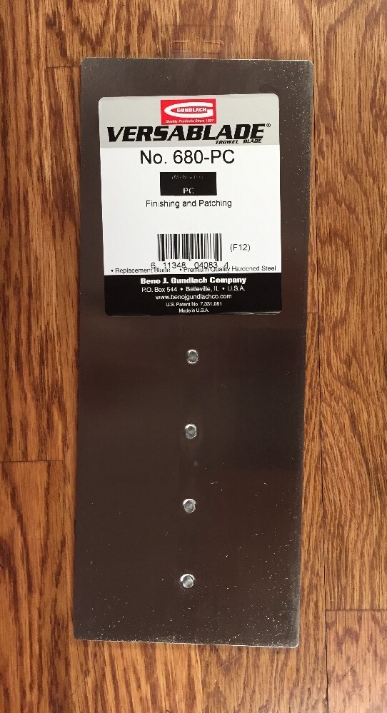 Gundlach 680-PC Versablade Flooring Trowel Blade