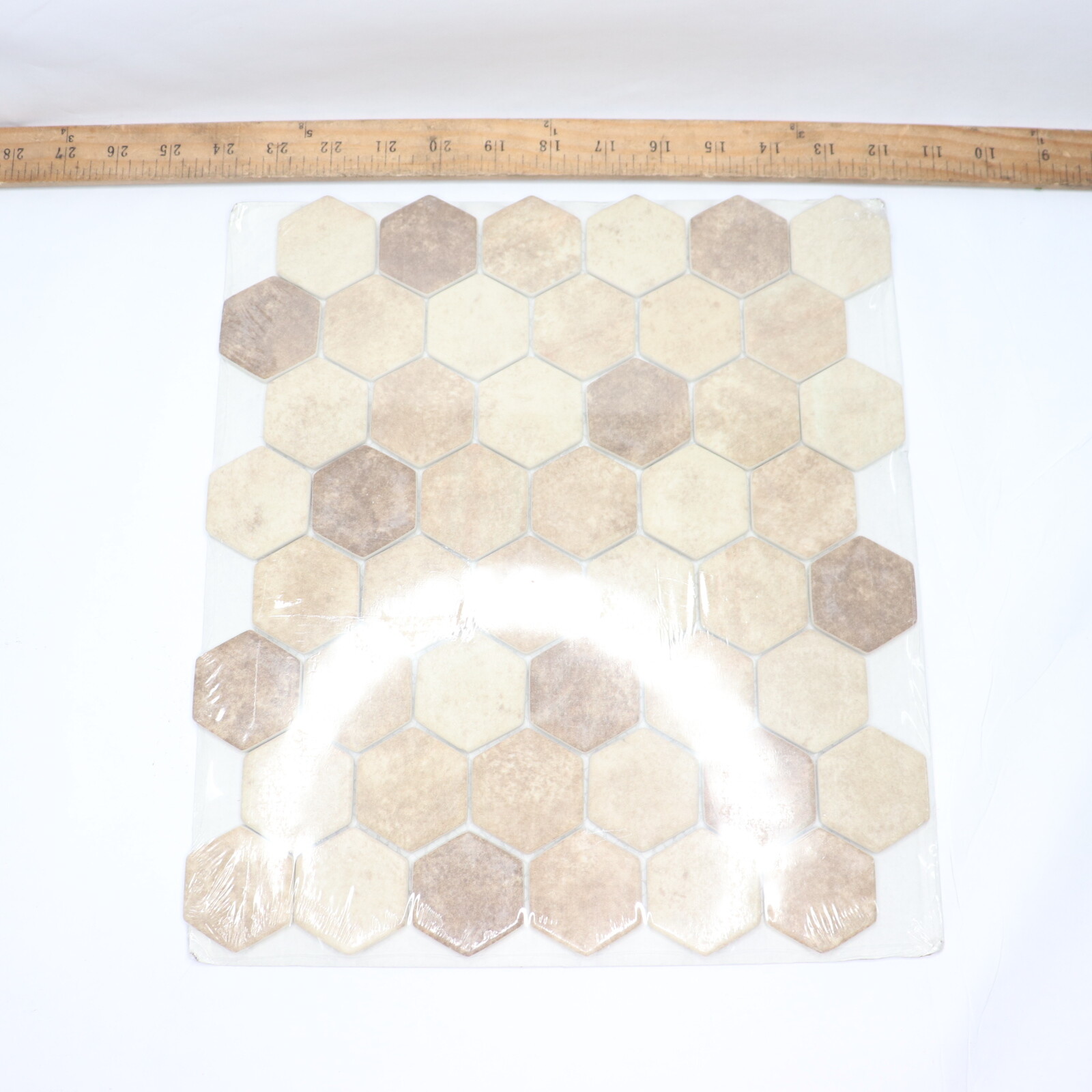 Crema Marfil Marble Hexagon Mosaic Tile Polished 12.76″ x 12.76 0.98 sq ft