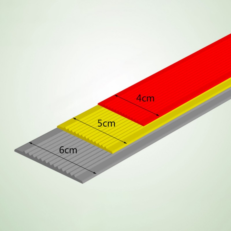 Anti-Slip PVC Rubber Self-adhesive Step Sticker Safety Strip for Stair Floor