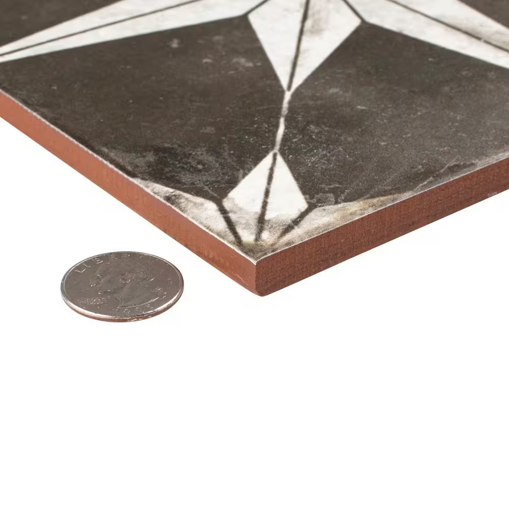 Kings Star Night 17-5/8 In. X 17-5/8 In. Ceramic Floor and Wall Tile (10.95 S…