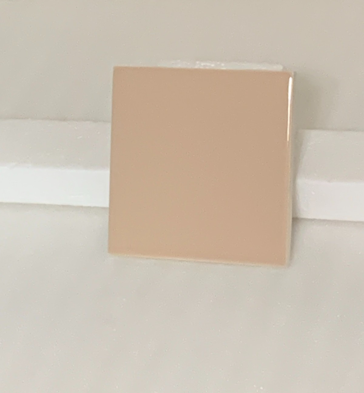New Vintage Wenczel Tile Co Ceramic Suntan #221 Gloss 4 5/16″ x 4 5/16″