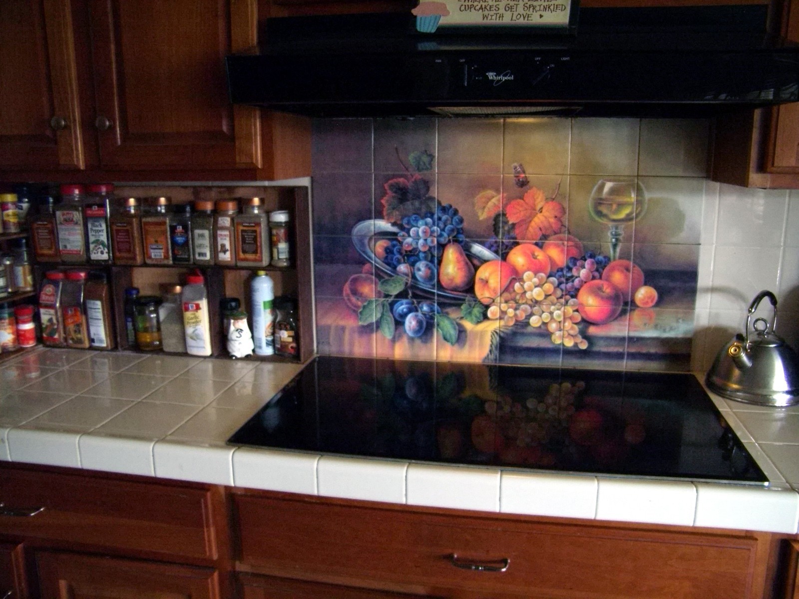 36 x 24 Art Corrado Pila Mural Ceramic Grape Backsplash Tile #465