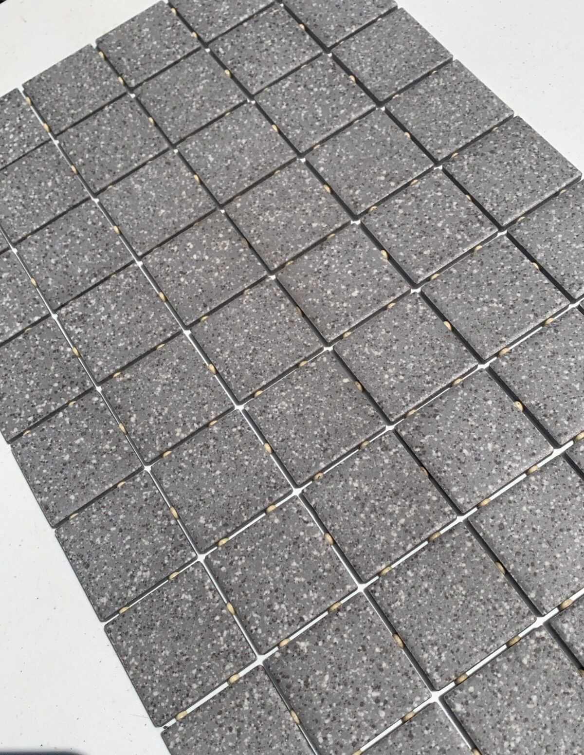NEW AMERICAN OLEAN MOSAIC 0A06 STORM GRAY 2″ x 2″ PORCELAIN MOSAICS FLOOR TILE