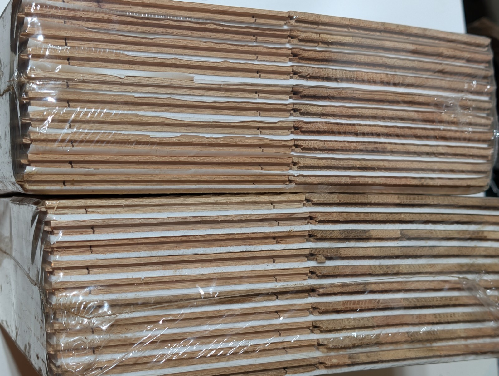 Bruce Parquet Oak Prefinished Smooth 12×12 Simply Natural 10 sq ft AHS100SP