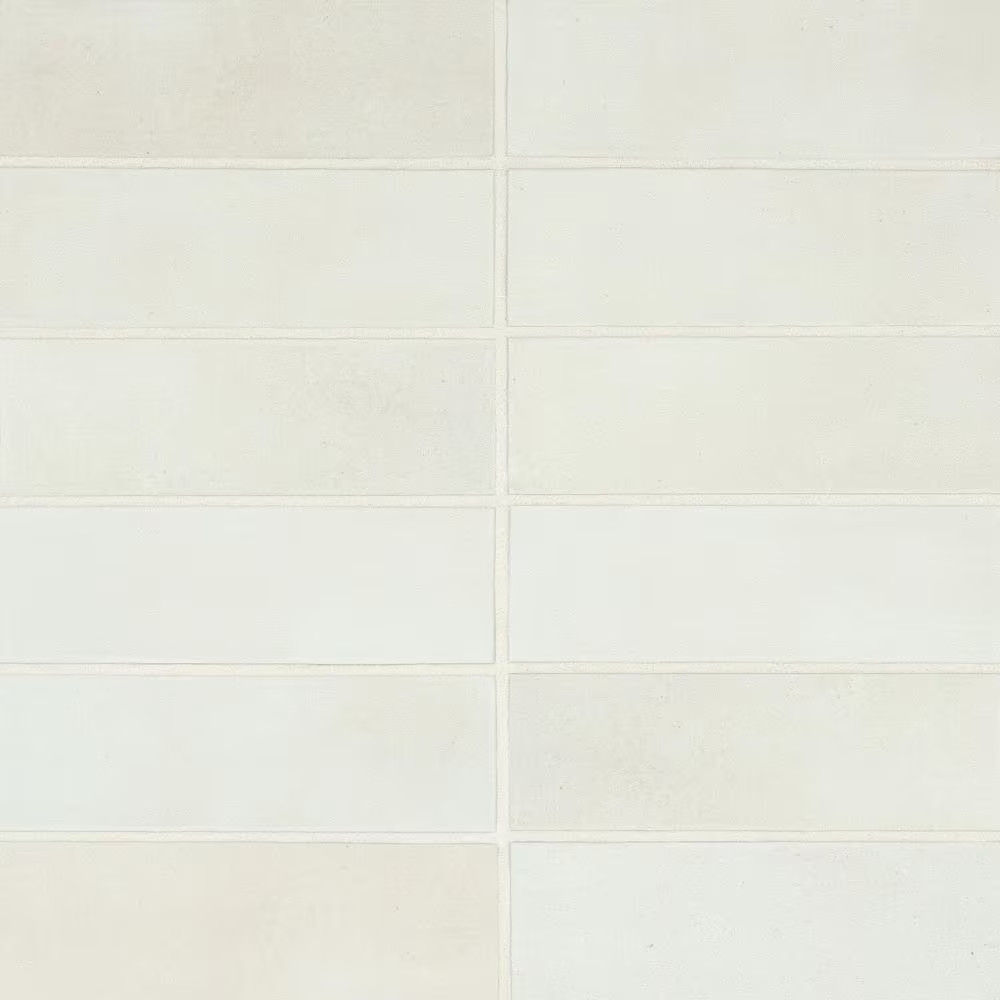 Celine 2 In. X 6 In. Matte White Porcelain Subway Floor and Wall Tile (5.33 Sq.