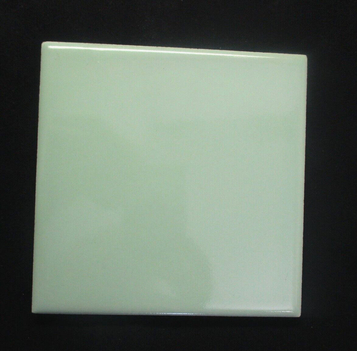 Atco USA 4-3/8″ Gloss Pale Pastel Green 1 Ceramic Wall Tile 1950s Retro Vtg MCM
