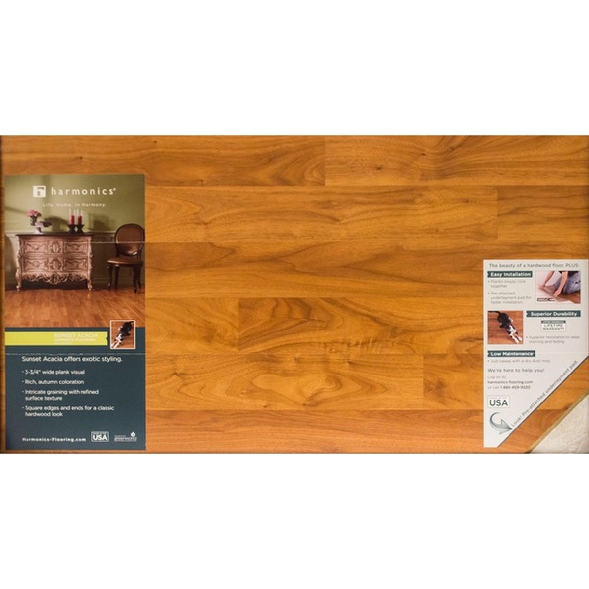 Harmonics Sunset Acacia flooring New in Box