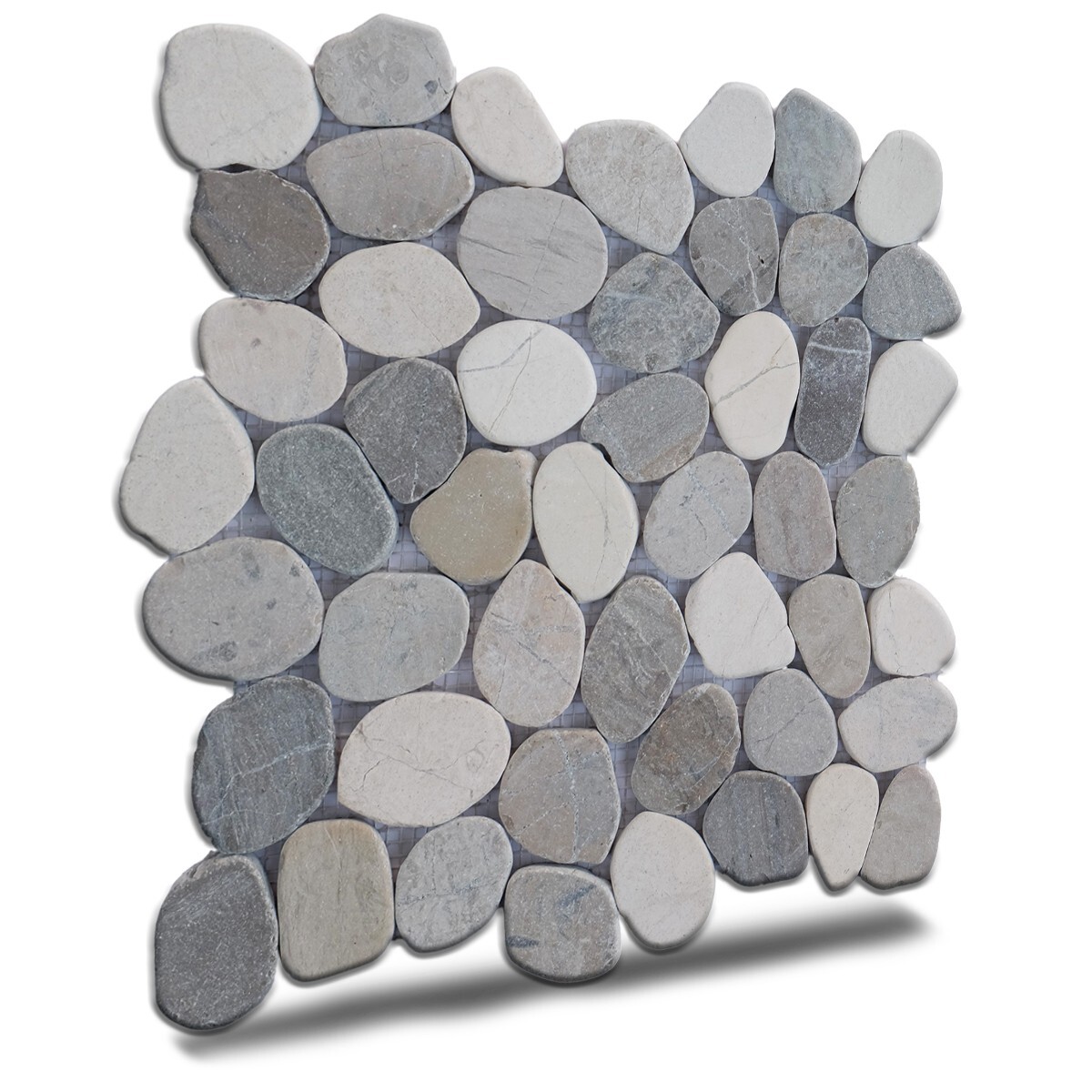 Cloud Sliced Pebble Mosaic Wall & Floor Tile ($10.48/SqFt)