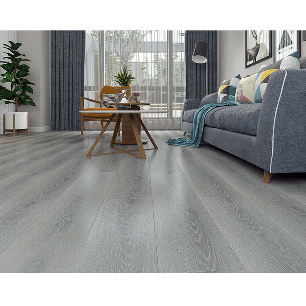 36Pcs Self-Adhesive PVC Vinyl Floor Planks Wood Tiles Peel Stick 54 Square Feet