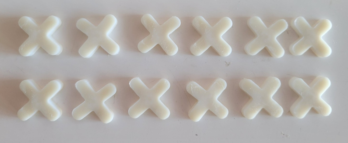 SUPERIOR FEATHERWEIGHT TOOLS CO WHITE SILICONE TILE SPACERS 550 PIECES