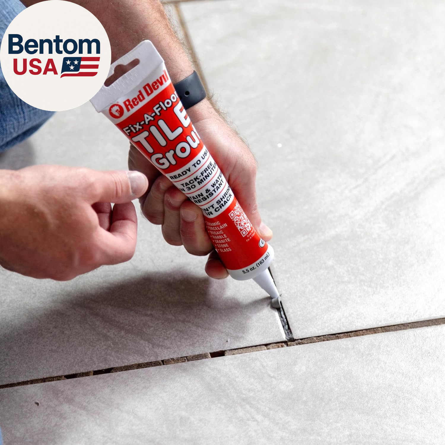 Tile Grout – Gray – 5.5Oz. Squeeze Tube