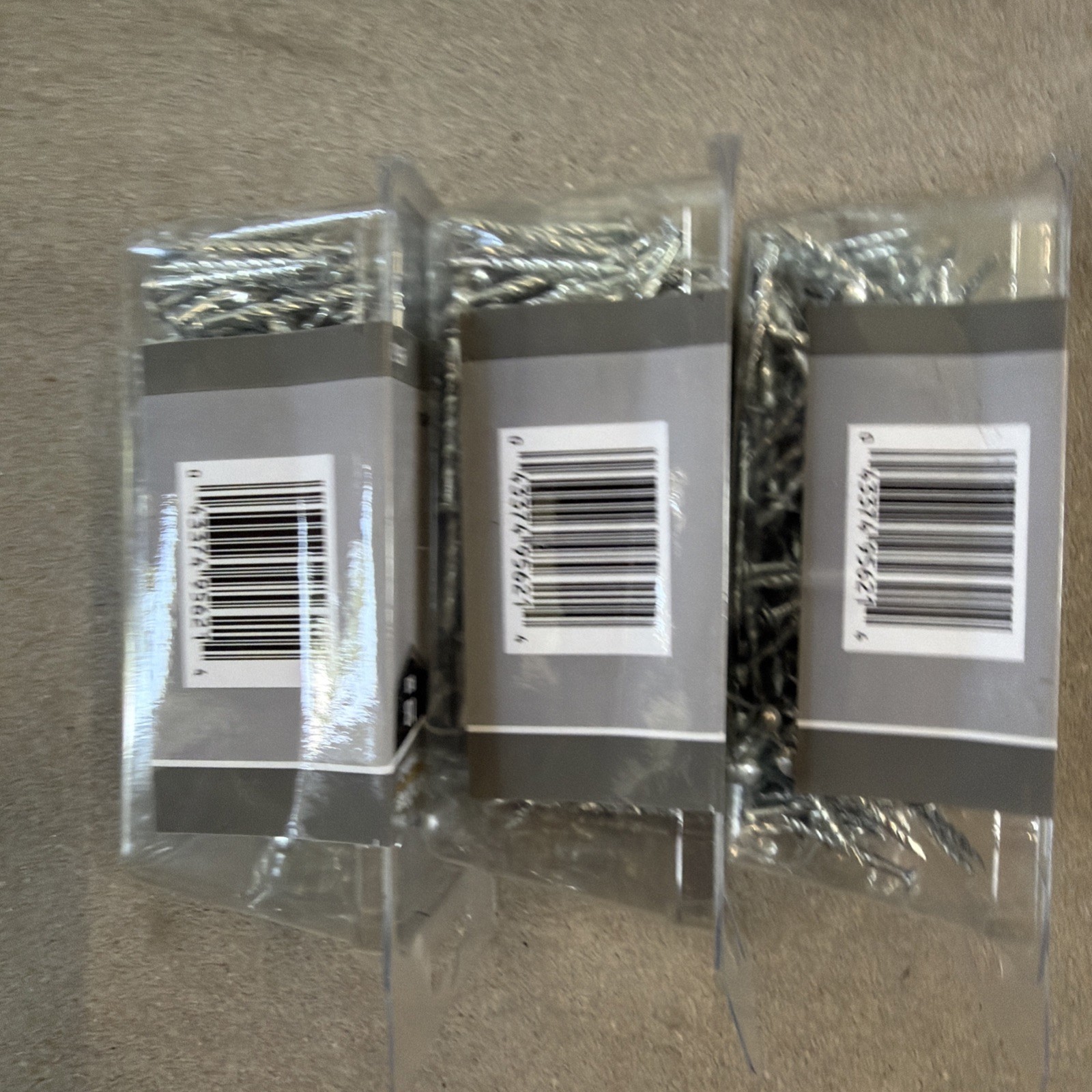 3 packs M-D 1-1/4″ x 13ga Floor Trim Fasteners 1 lb each pack Silver 95621