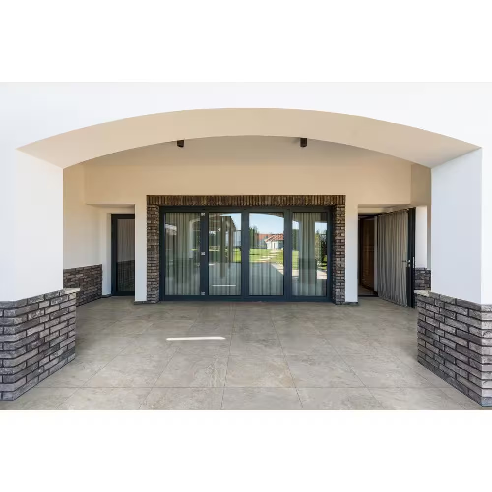 Trevi Silver 2 Cm. X 24 In. X 24 In. Matte Porcelain Paver Tile (8 Sq.Ft/Case)