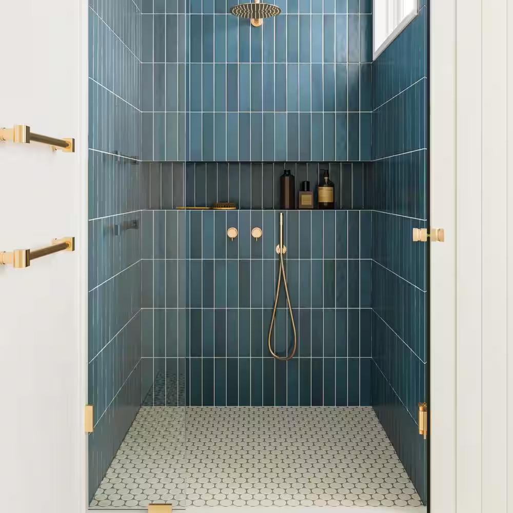 Makoto Penny round 2 In. X 2 In. Matte Shoji White Porcelain Mosaic Tile (3.42 S
