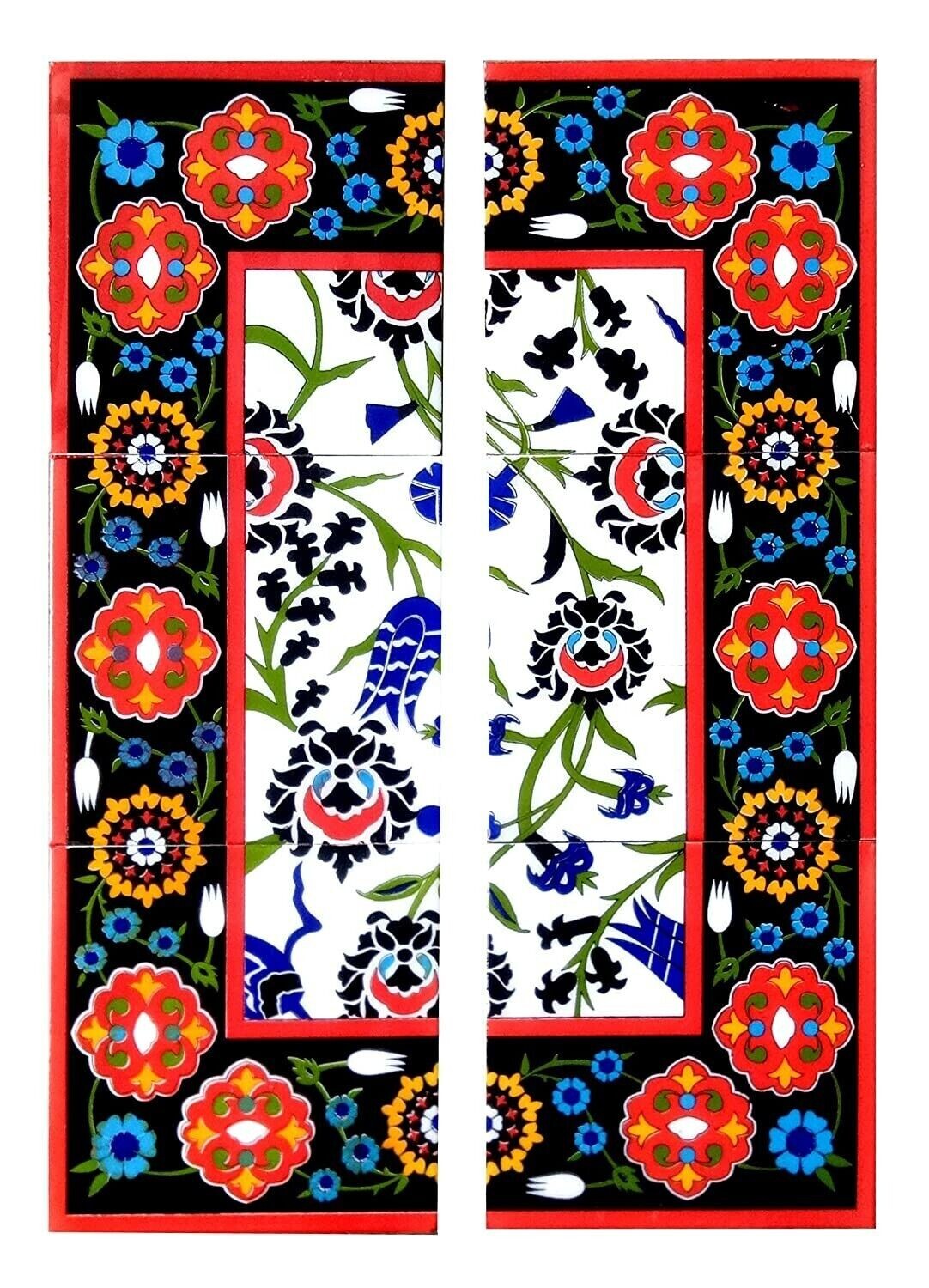 Home Decor Wall Mural Mosaic Tiles Ceramic Handmade Wall Tiles 6X6” Pack Of 6