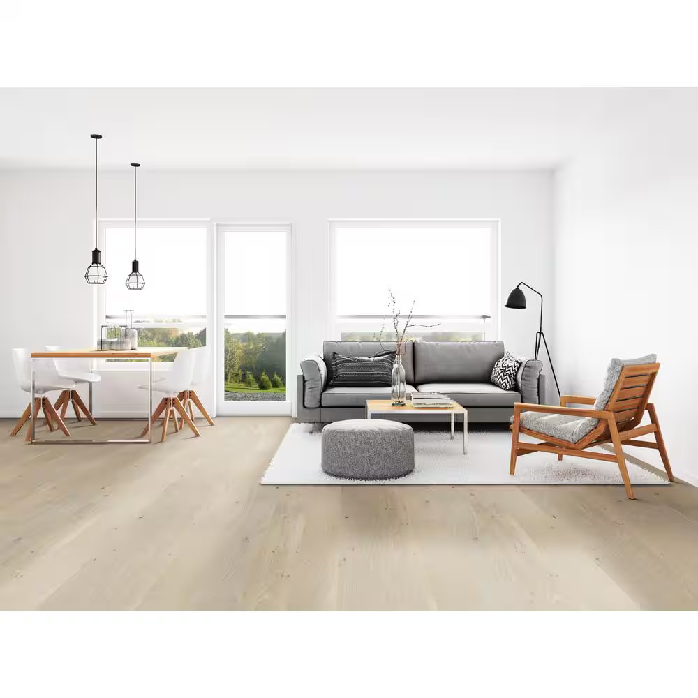 Blanca Peak Oak 1/4 In. T X 2-3/16 In. W X 78 In. L Overlapping Stair Nose Moldi