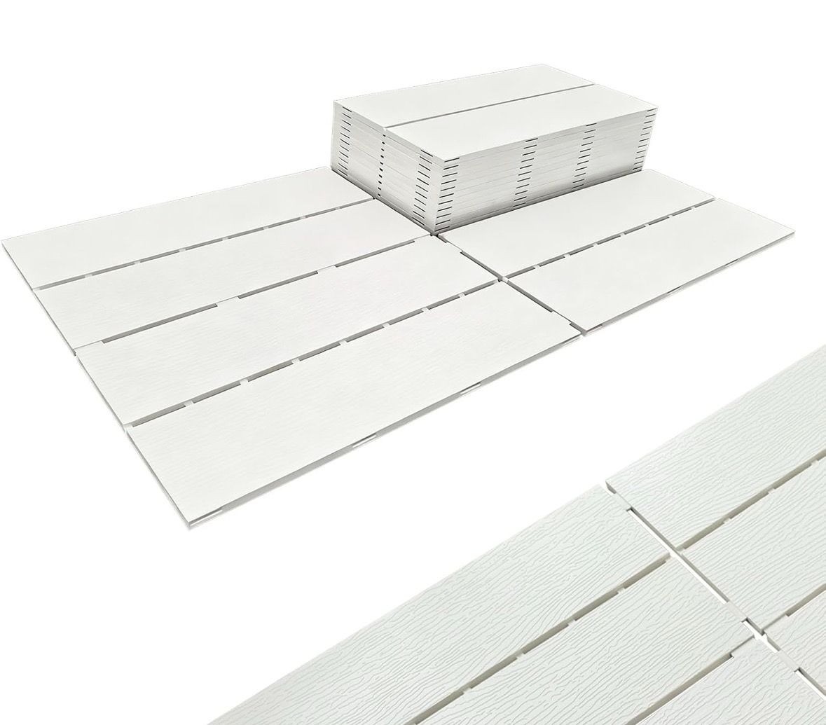 Plastic Interlocking Deck Tiles 30 sq ft